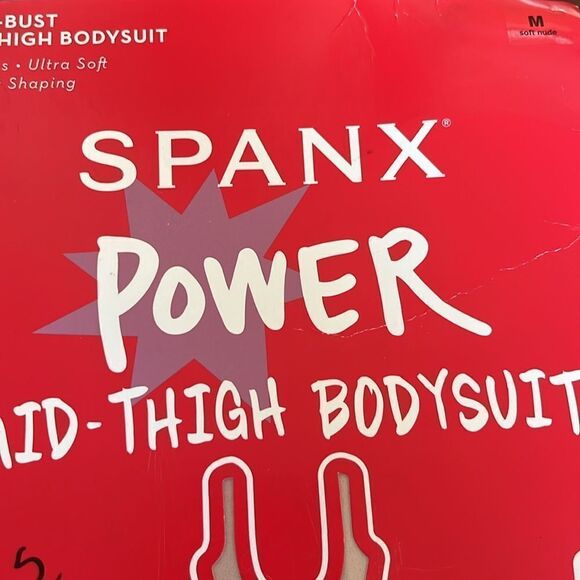 SPANX • Open-Bust Mid Thigh Bodysuit • M NWT $88 - Picture 9 of 9
